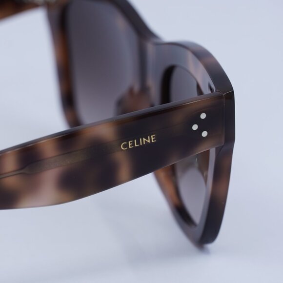 Celine CL4004IN 55K Sunglasses Havana Pink Cat Eye Frame - Picture 6 of 12